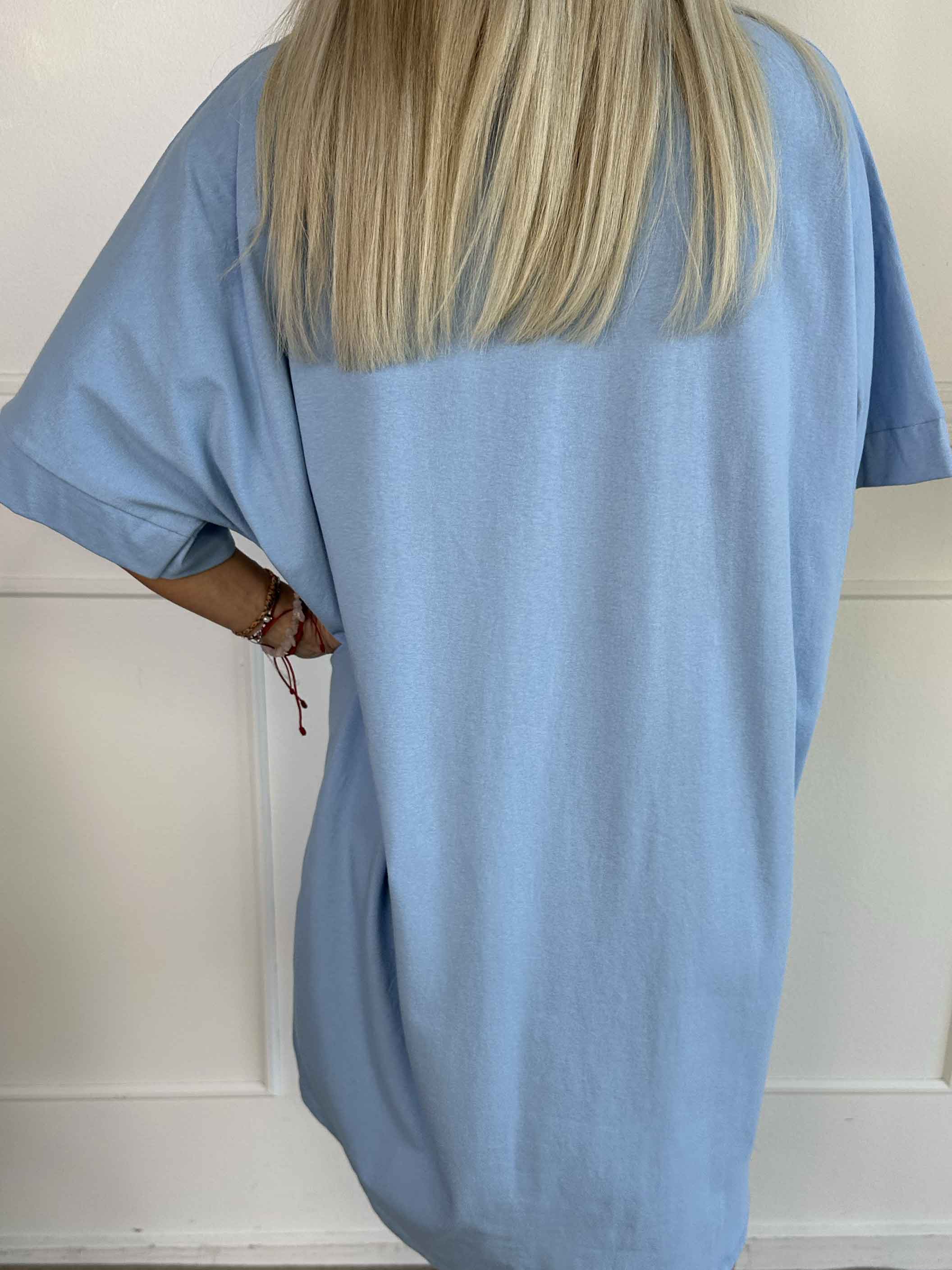 Mintu Dress - T-shirtkjole i bomuld med similisten